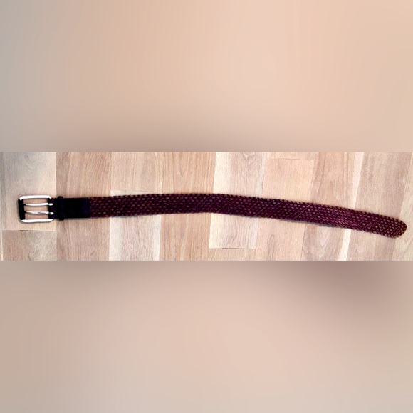 Like New 💥 Vintage! Michael Kors Extra Wide Braided Leather Chunky Belt Small - Picture 7 of 7